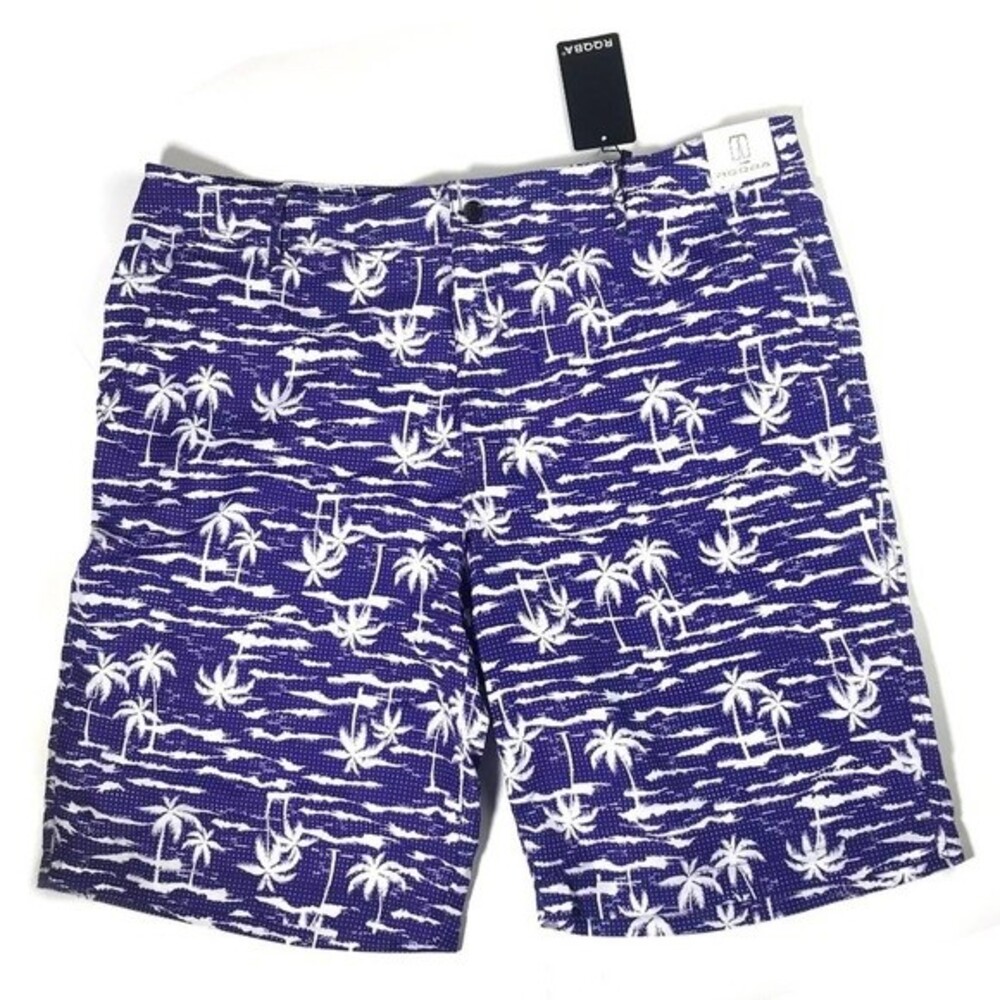 RQQBA Palm Tree Swim Board Shorts NWT size 38